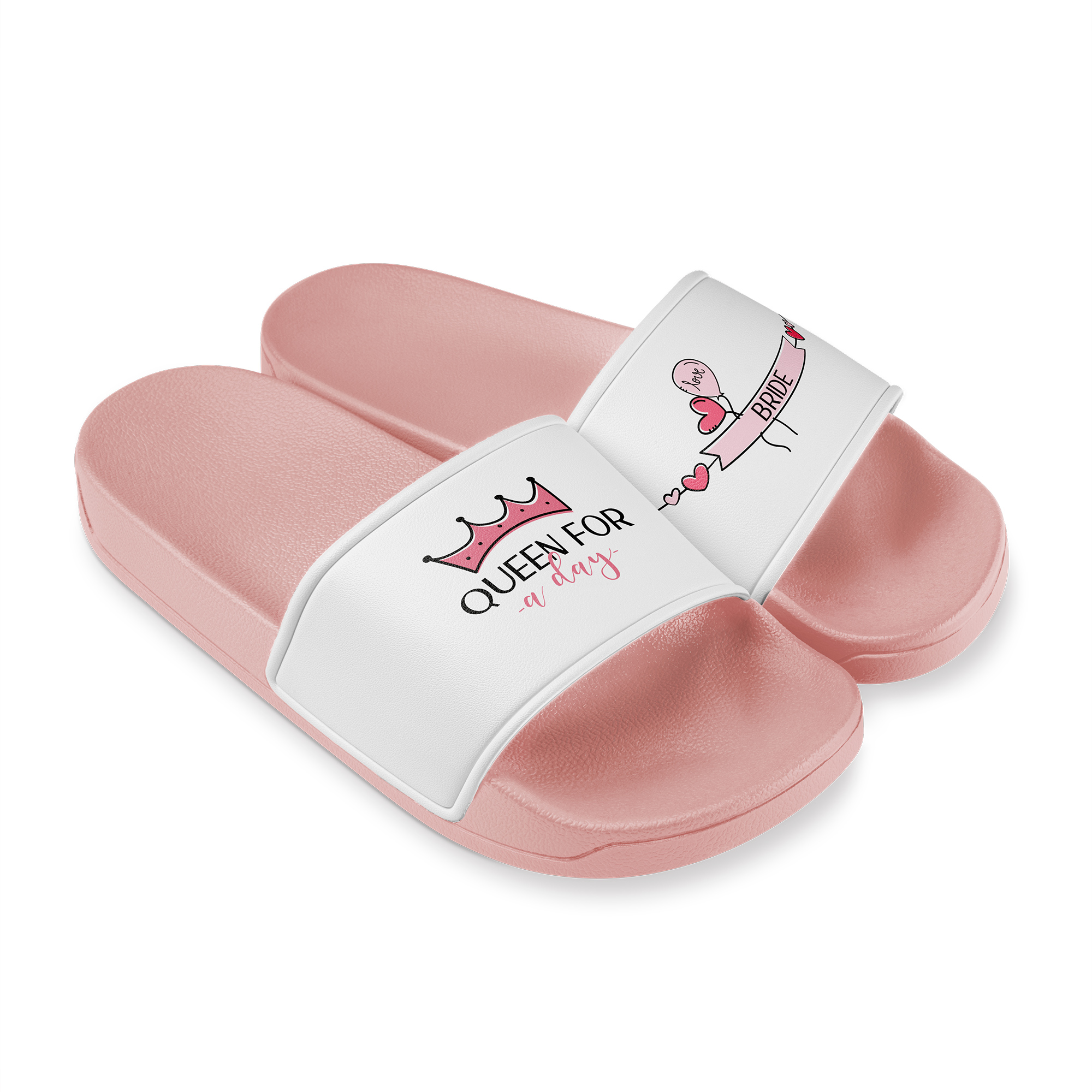 Claquettes de bain, bande avant imprimable (pour impression DTF), diverses couleurs et tailles