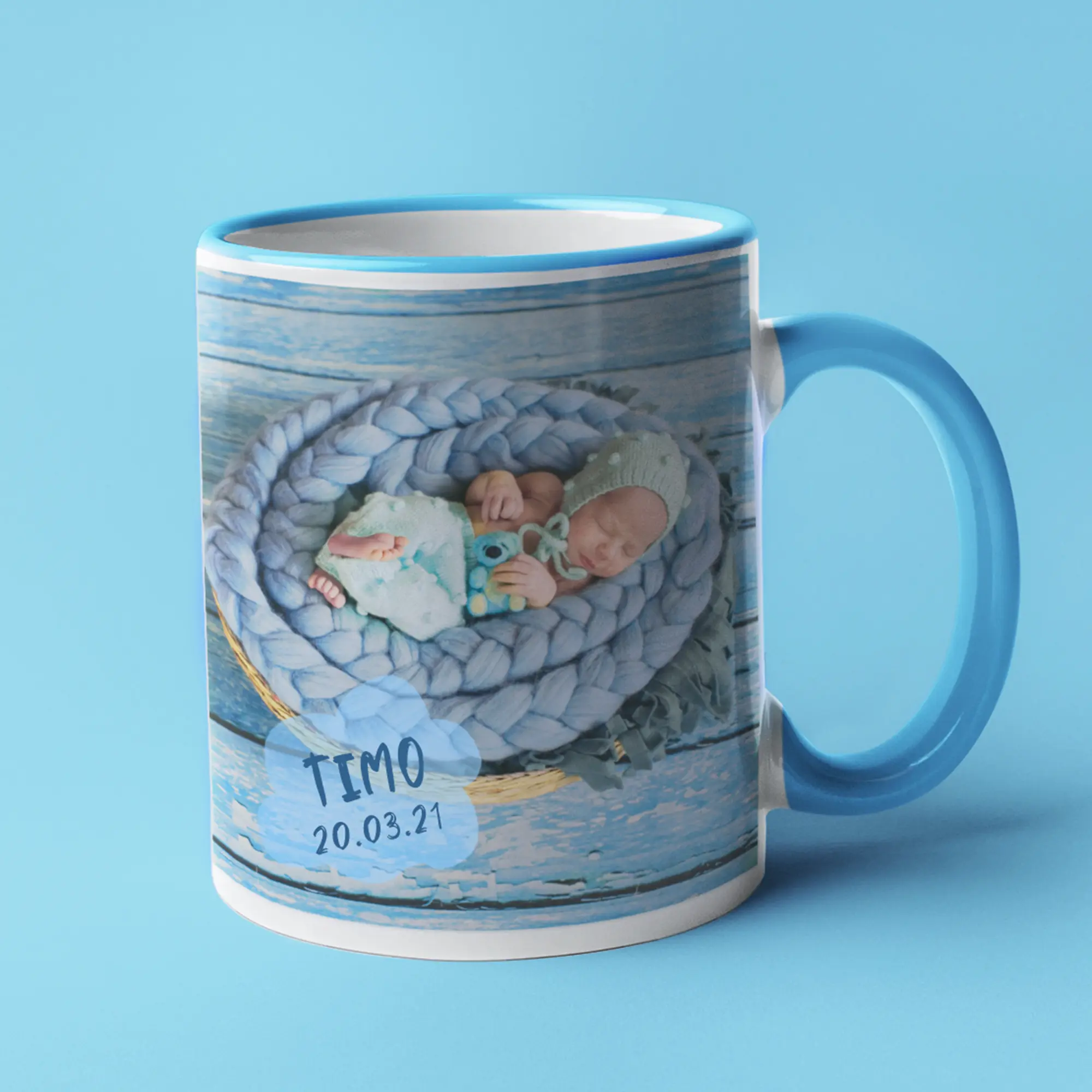 Keramiktasse RIM & HANDLE 11oz, Orca™ Coating, div. Farben