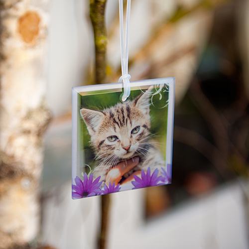 Pendentif en verre,  diverses tailles