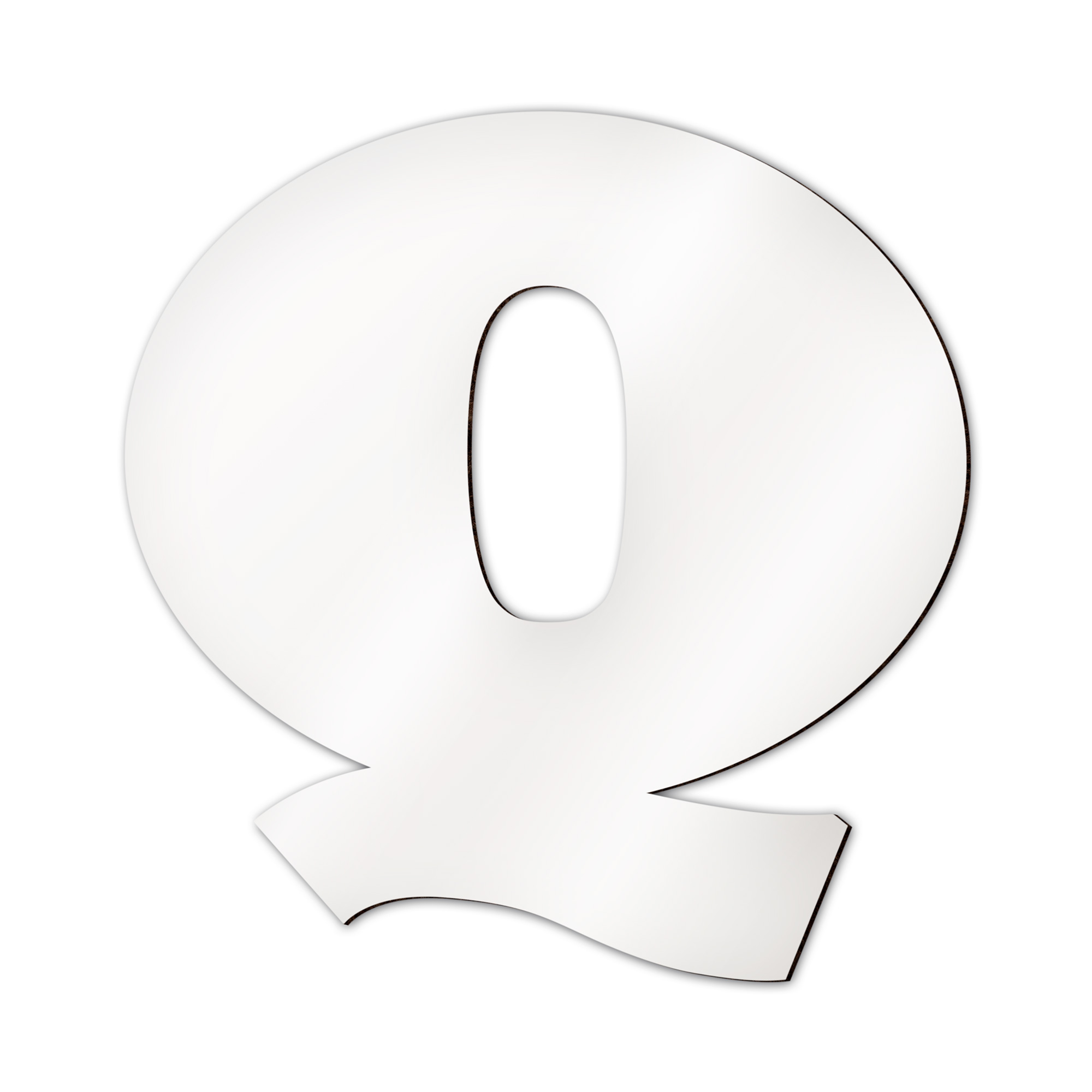 Sublistar® MDF Buchstaben und Sonderzeichen, Höhe 14 cm, 3 mm stark, 100 St./Karton