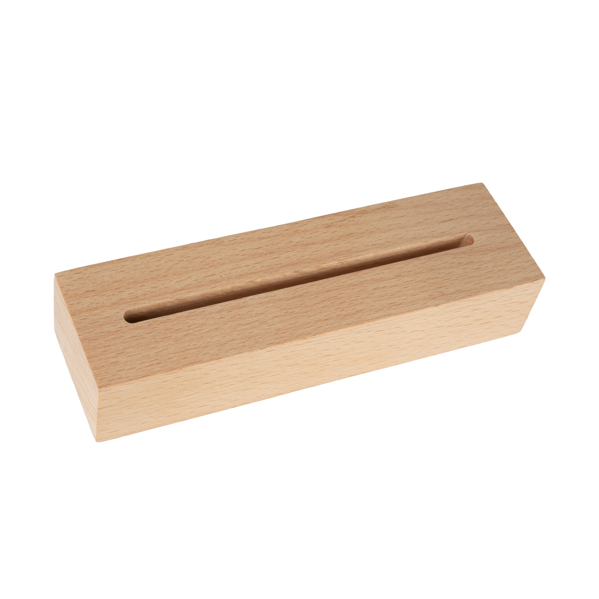 Holzsockel für Acrylplatten L-ACR1-SHT-, div. Ausführungen
