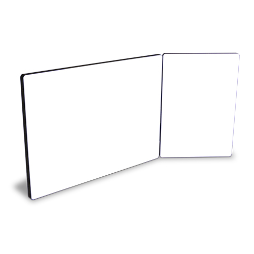 ChromaLuxe Panel photo double en fibres dures, horizontal, taille 89 x127 mm & 178 x127 mm, 15 set/carton