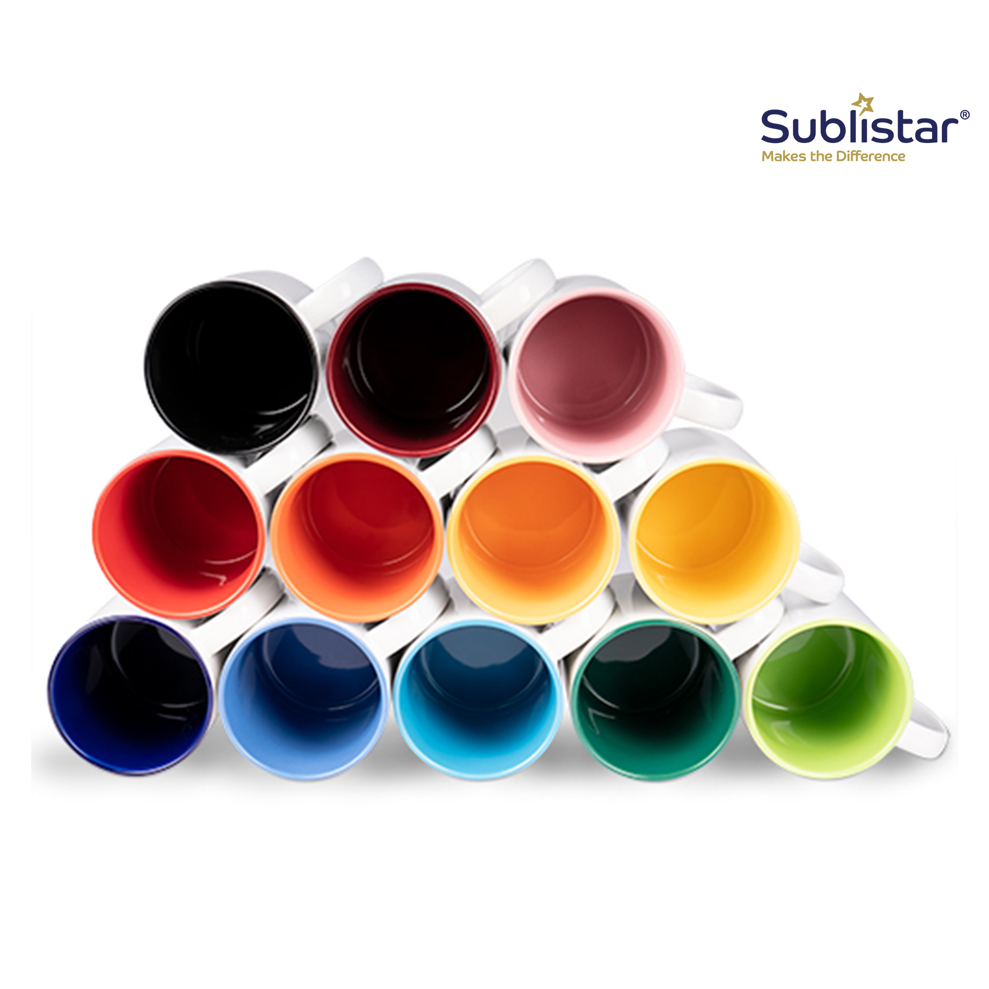 Keramiktasse TWO TONES 11oz, Sublistar®-Coating