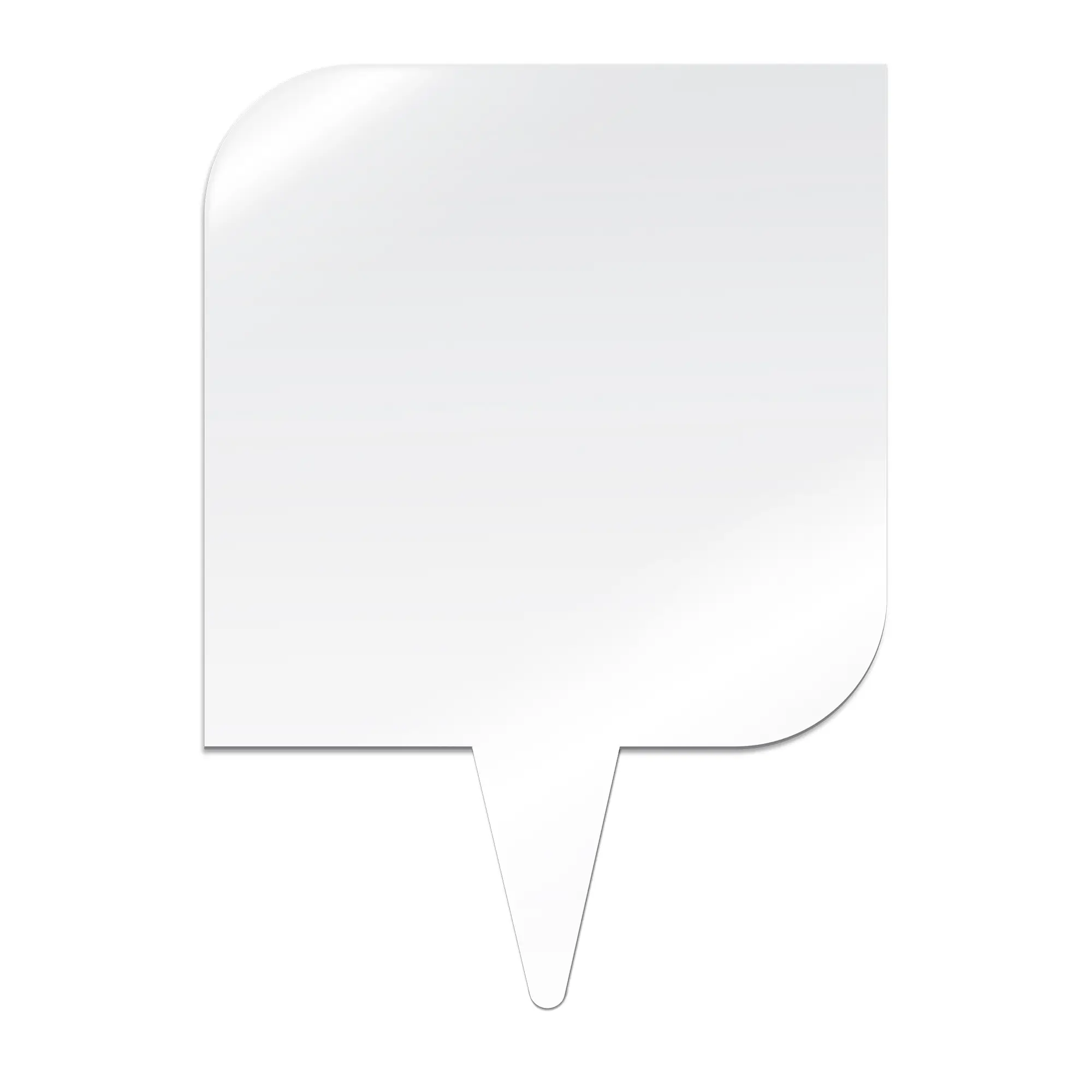 Duraluxe Alu-Fototafel weiß-glänzend, versch. Größen