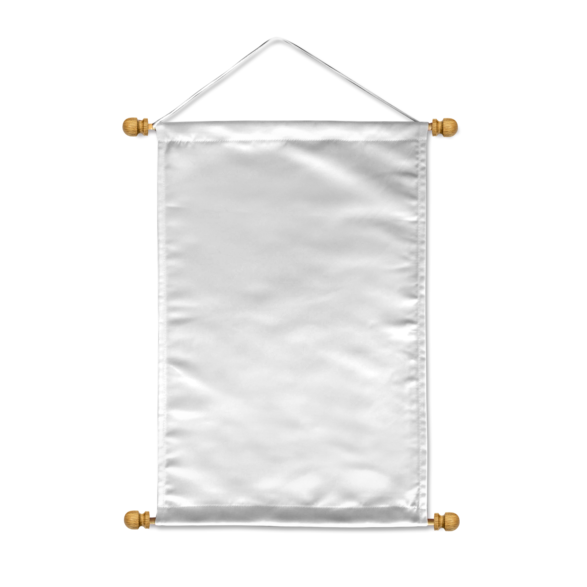 Sublistar® Wandbehang/Wandkalender inkl. Querstangen und Kordel, Größe 36 x 55 cm