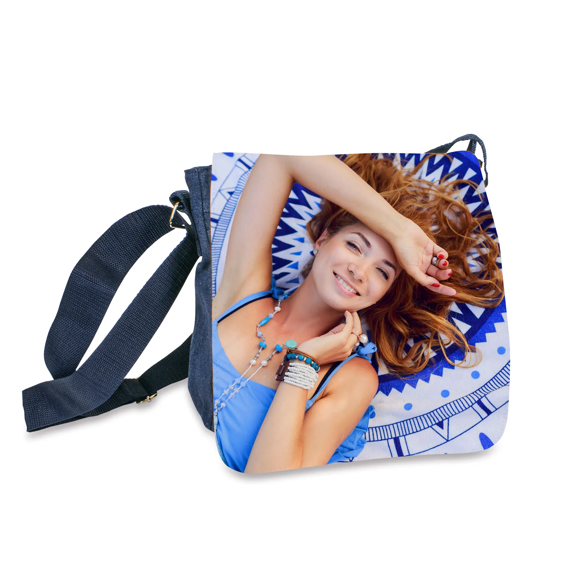 Schultertasche RIMINI mit wechselbarer Lasche