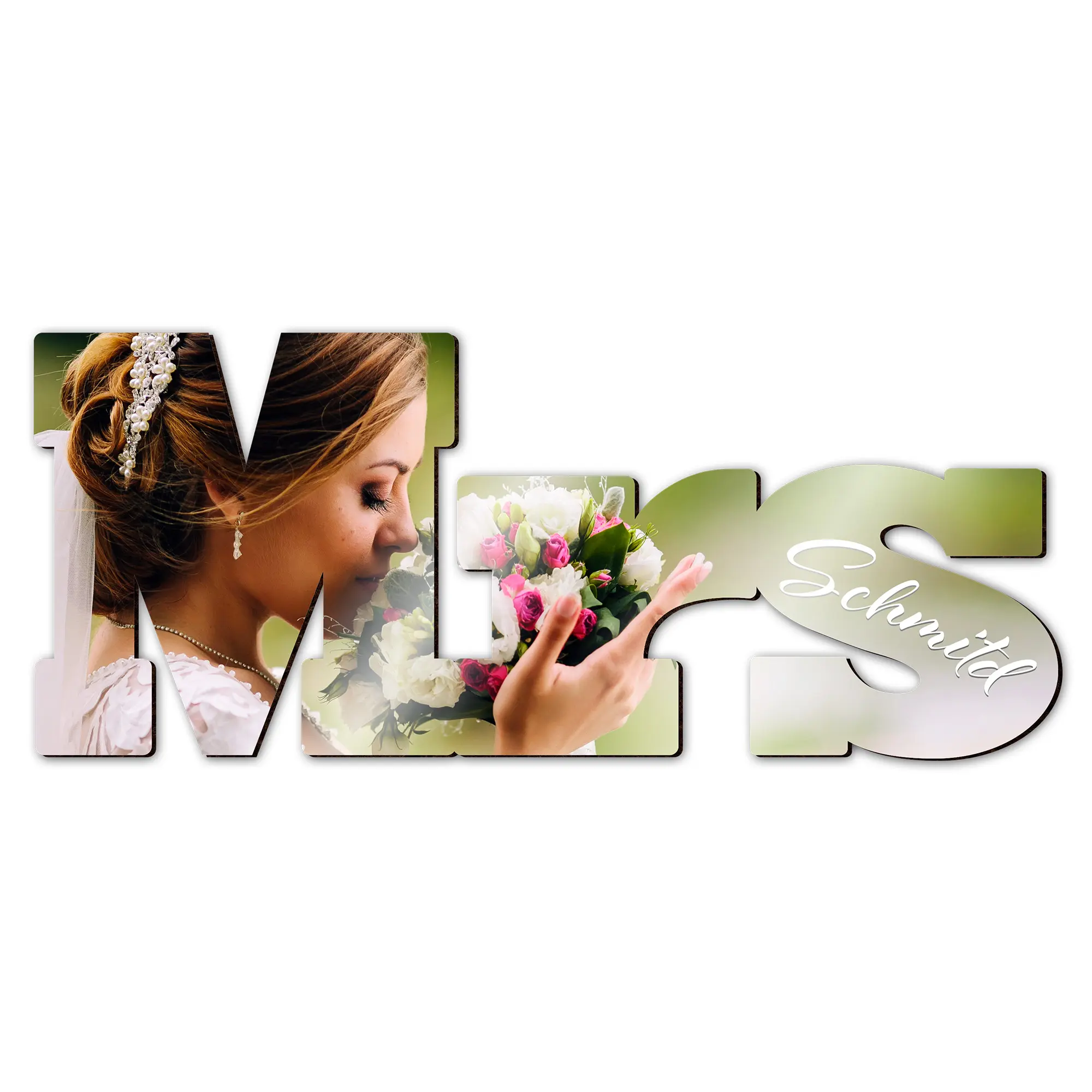 Sublistar® MDF Schriftzug Mrs, Höhe 14 cm, 3 mm stark