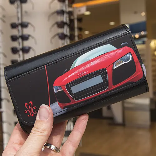 Subli Leather, Lesebrillenetui aus Kunstleder, Größe 150 x 95 mm