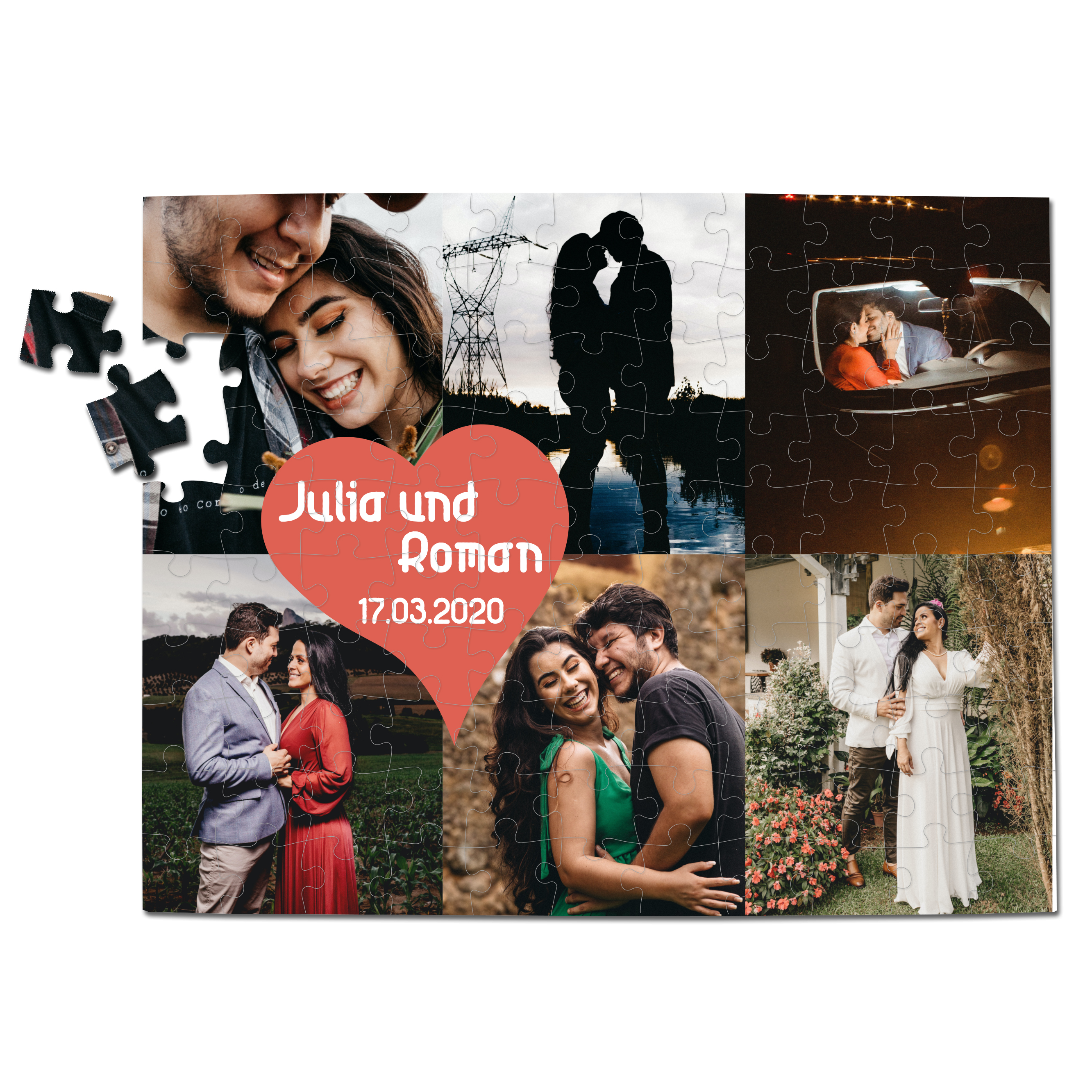 Puzzles cartonnés sans cadre, diverses versions