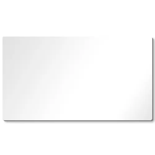 UNISUB Hartfaser Tafel, 235 x 140 x 3 mm, einseitig bedruckbar, Ecken gerundet