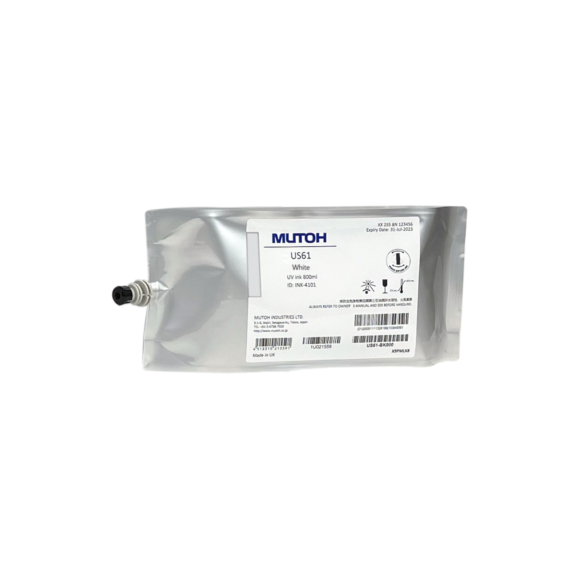 US61 Flex LED UV Ink, div. Farben, 800-ml-Beutel