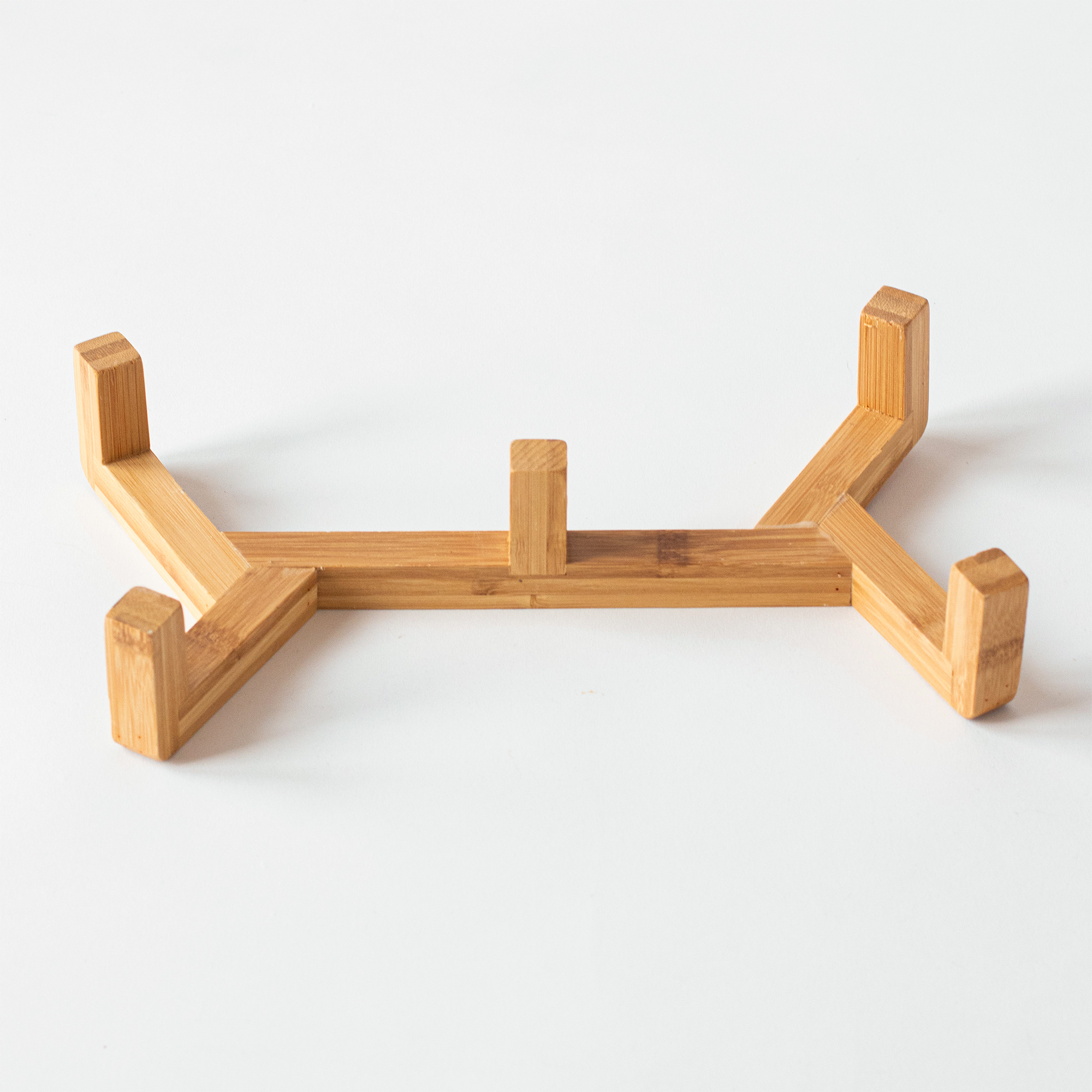 Support en bois de bambou pour bol en céramique KES-180, différentes variantes