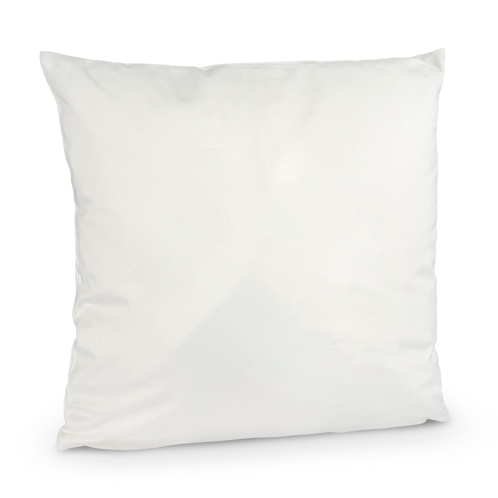 Sublistar® Housse de coussin blanche, douce et moelleuse, 100% polyester, diverses tailles
