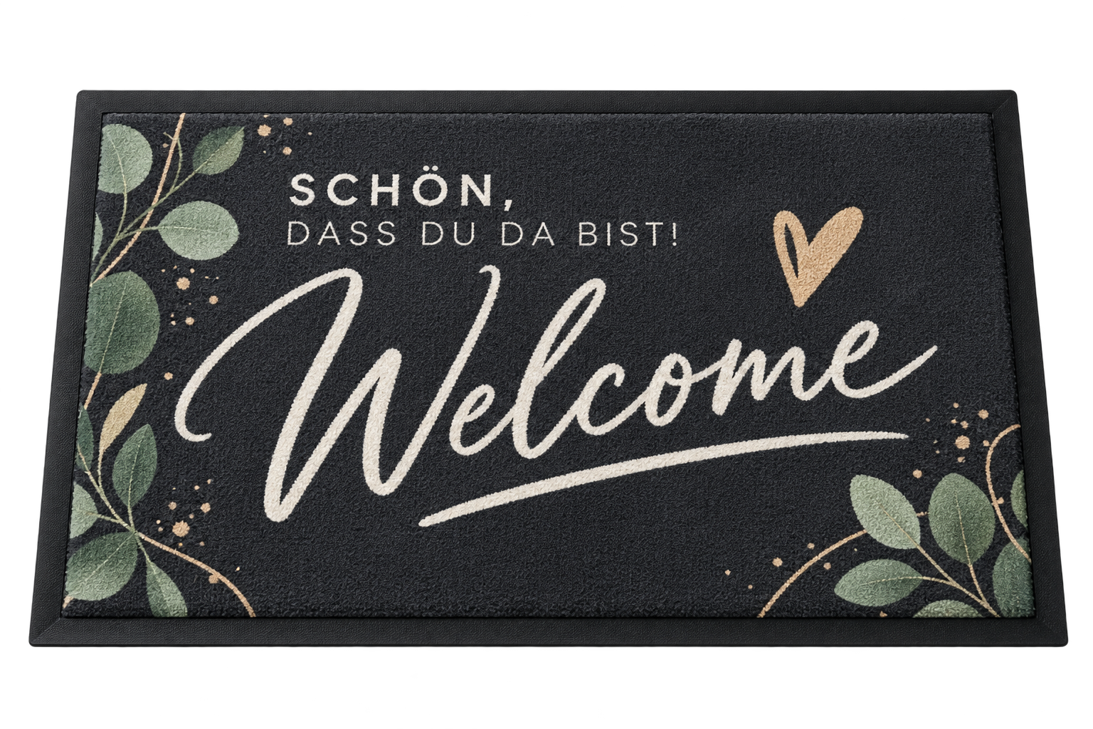 Sublistar® Doormat white with rubber edges, non-slip, div. sizes