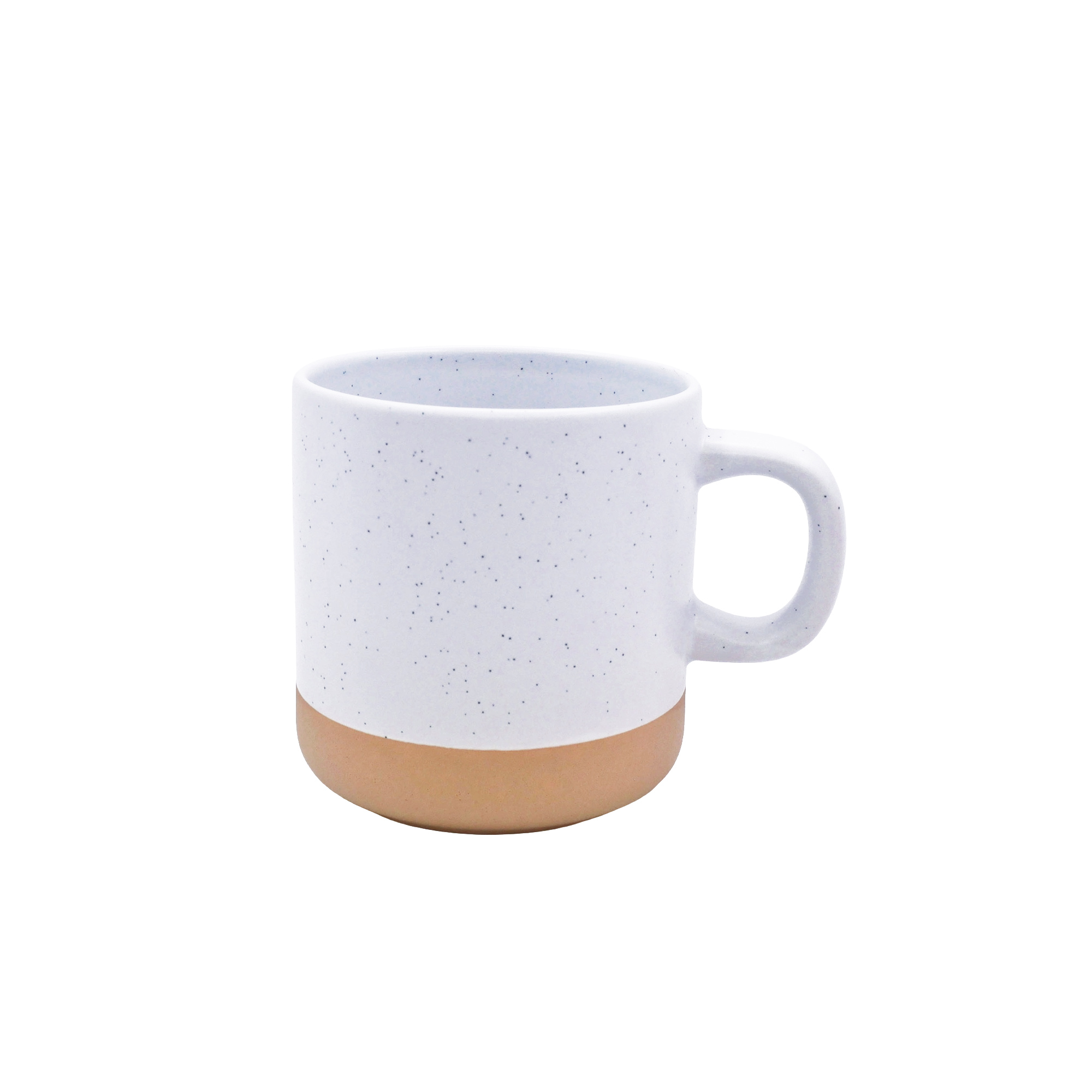 Vintage-Tontasse MIKE für Lasergravur, mit braunem Sockel, Handspülung empfohlen, 36 St./Karton