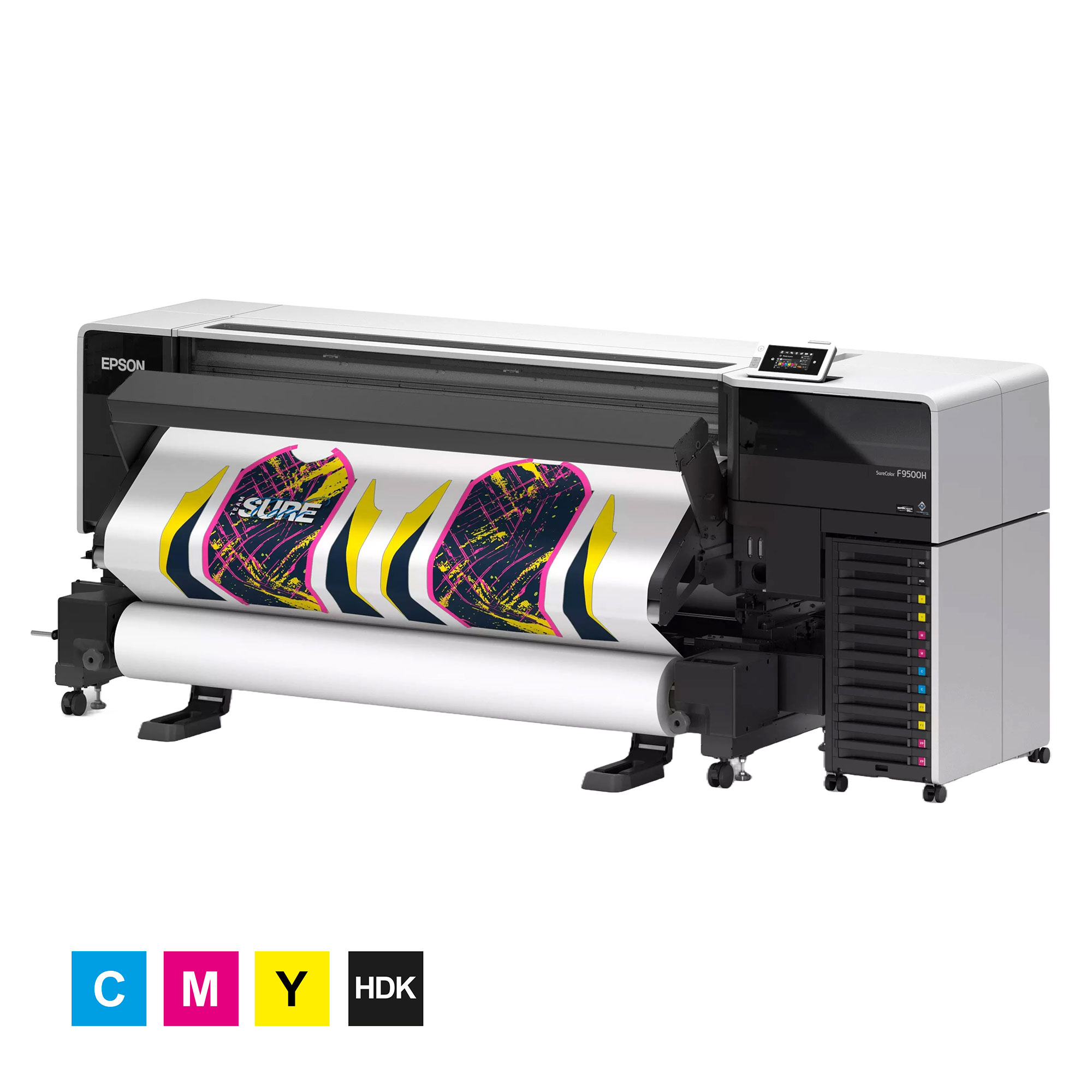 Epson SureColor SC-F9500, CMYK Maximum printing width is up to 1626 mm, without take-up unit