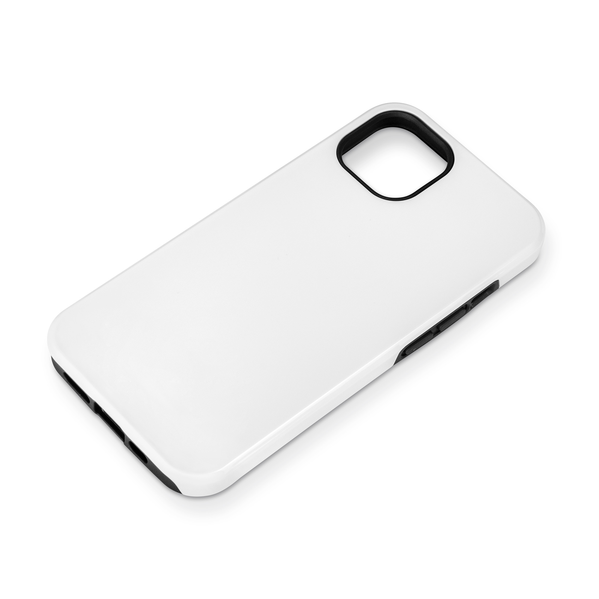 3D Premium Cover für Galaxy und iPhone, Farbe Weiß-glänzend und Farbe Weiß-matt