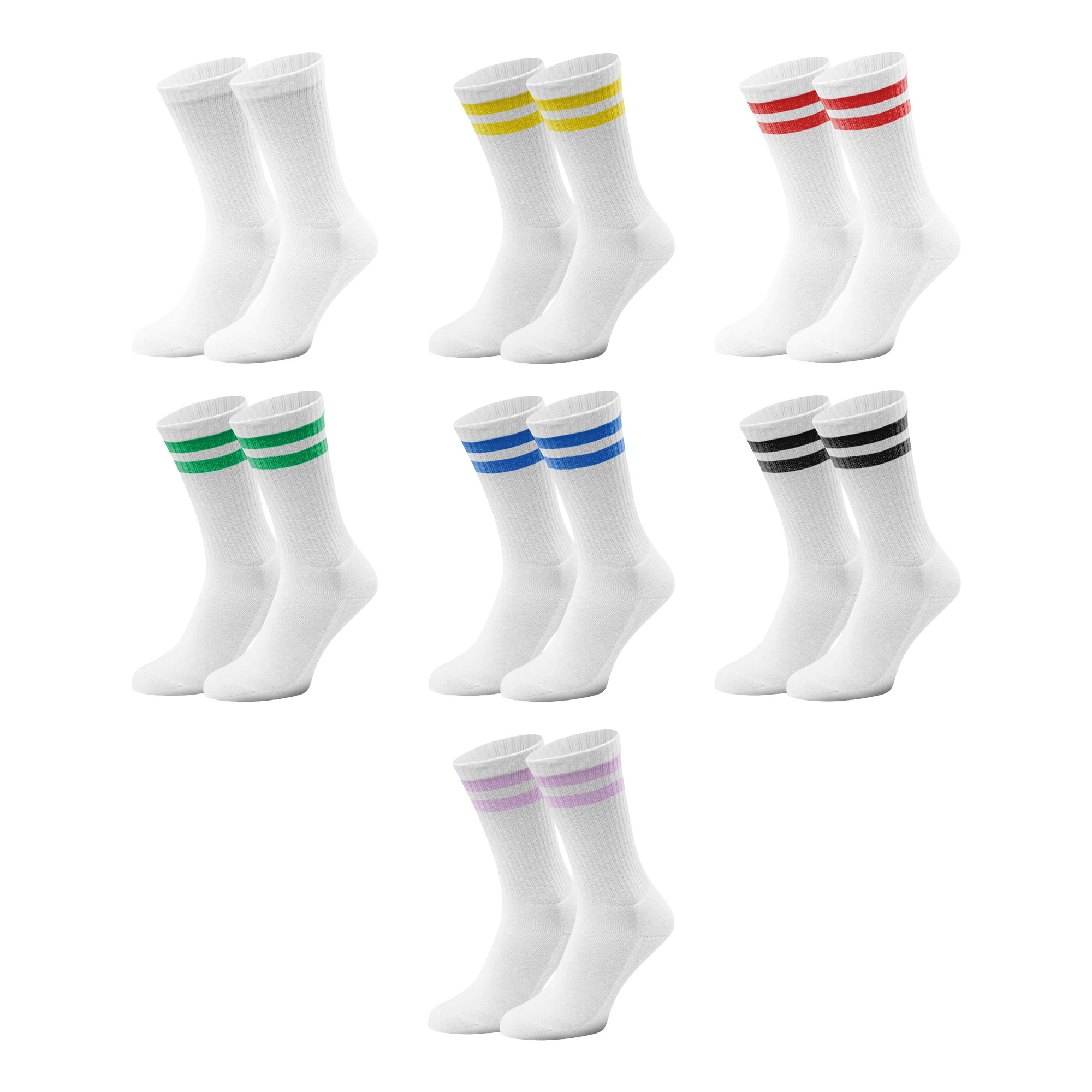 Mr. Socks Tennissocken für Kinder, mit sublimierbarem Schaft, div. Größen und Farben