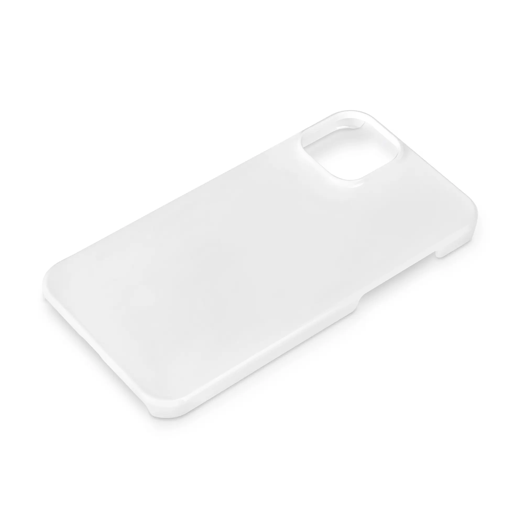 3D Premium Cover für Galaxy und iPhone, Farbe Weiß-glänzend und Farbe Weiß-matt