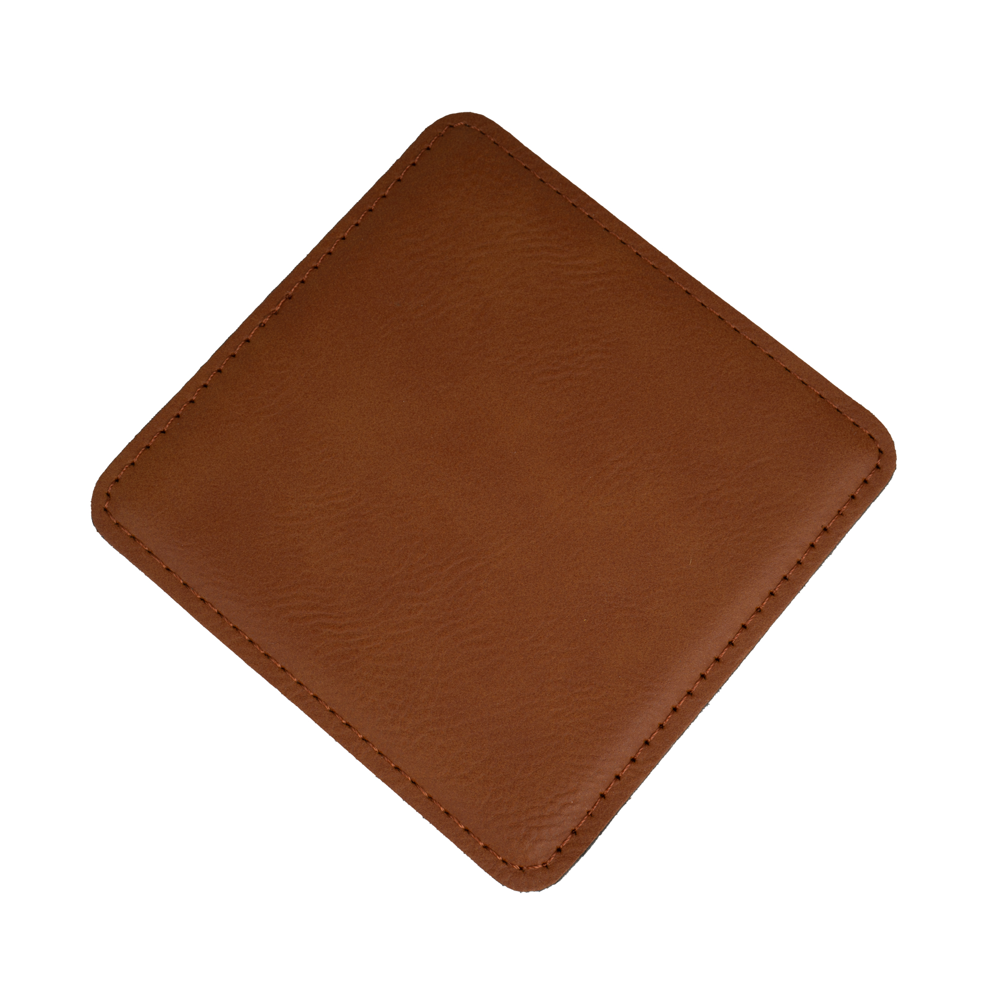 Dessous de verre laser en similicuir 100 x 100 mm div. couleurs