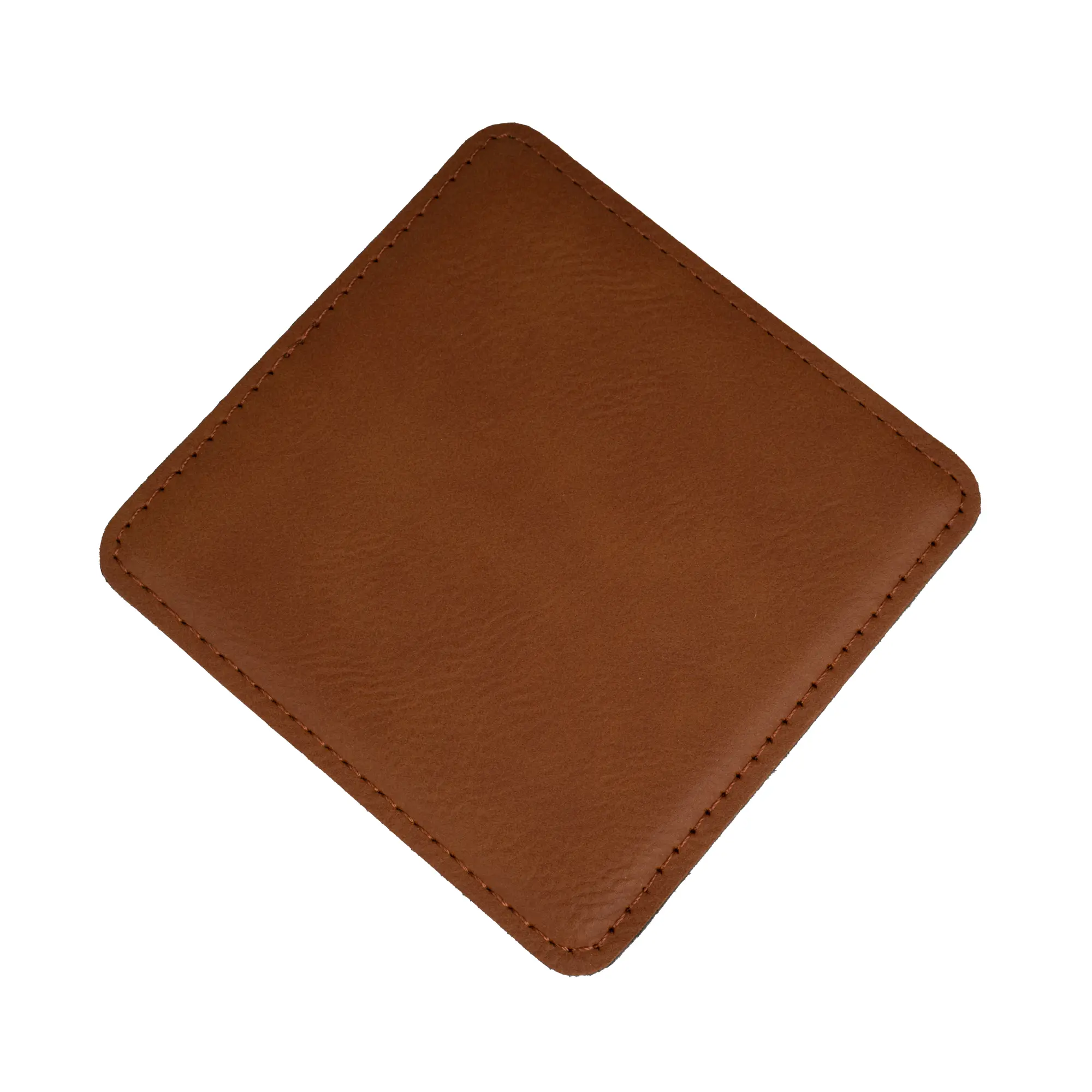 Laser Untersetzer aus Kunstleder 100 x 100 mm div. Farben