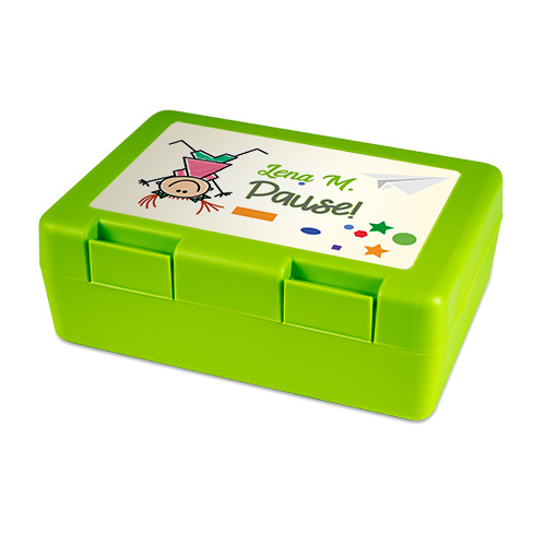 Sublistar® Brotzeitbox Grasgrün, Größe 185 x 128 x 65 mm Sublistar® Brotzeitbox Grasgrün, Größe 185 x 128 x 65 mm