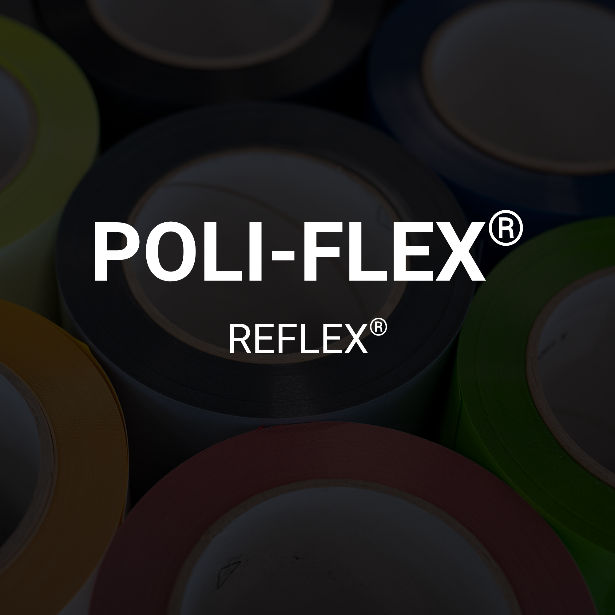 POLI-FLEX® REFLEX®, Reflex Silver, avec support adhésif