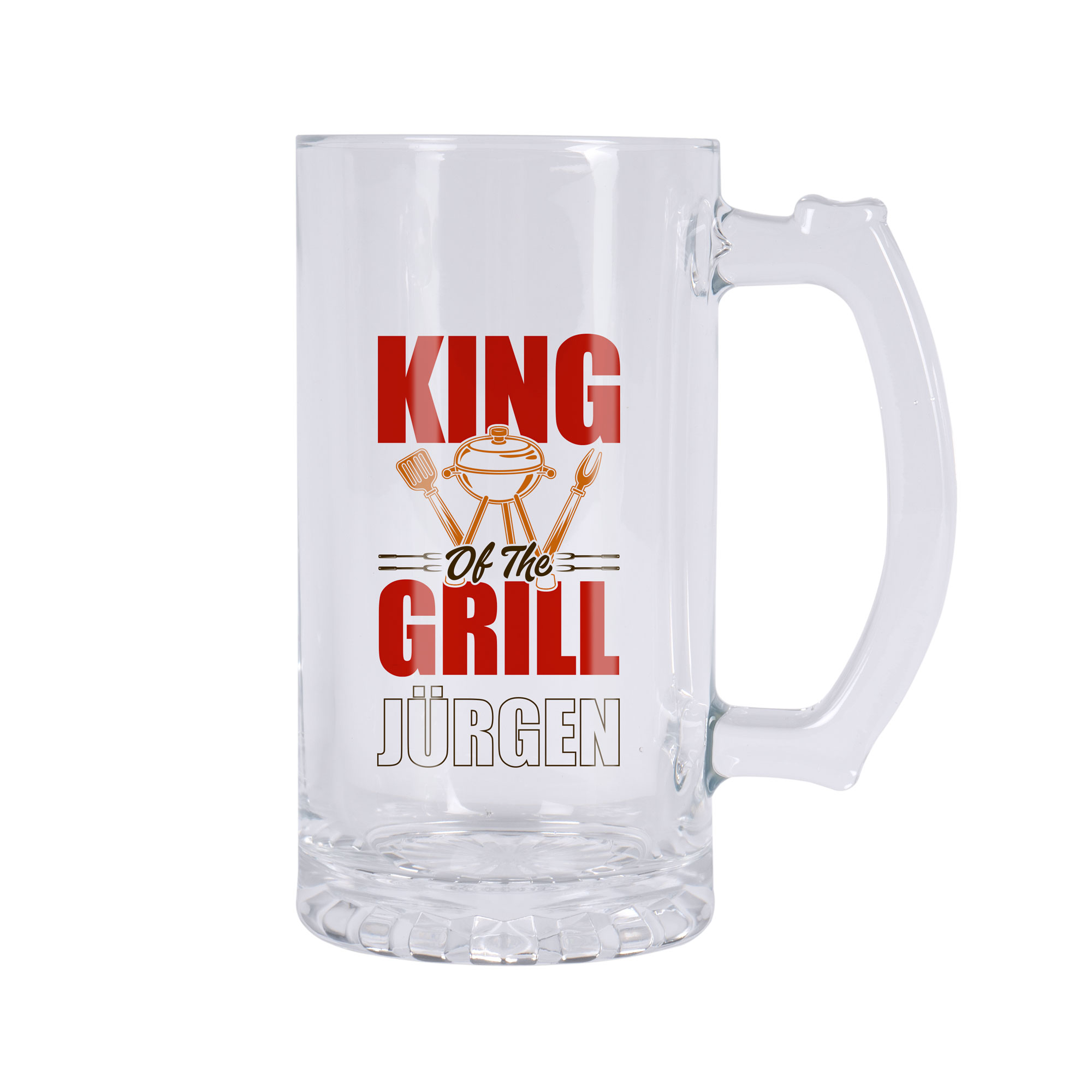 Glasbierkrug 16oz, klar, Orca™ Coating, spülmaschinengeeignet, 2 St./Pack, 24 St./Karton