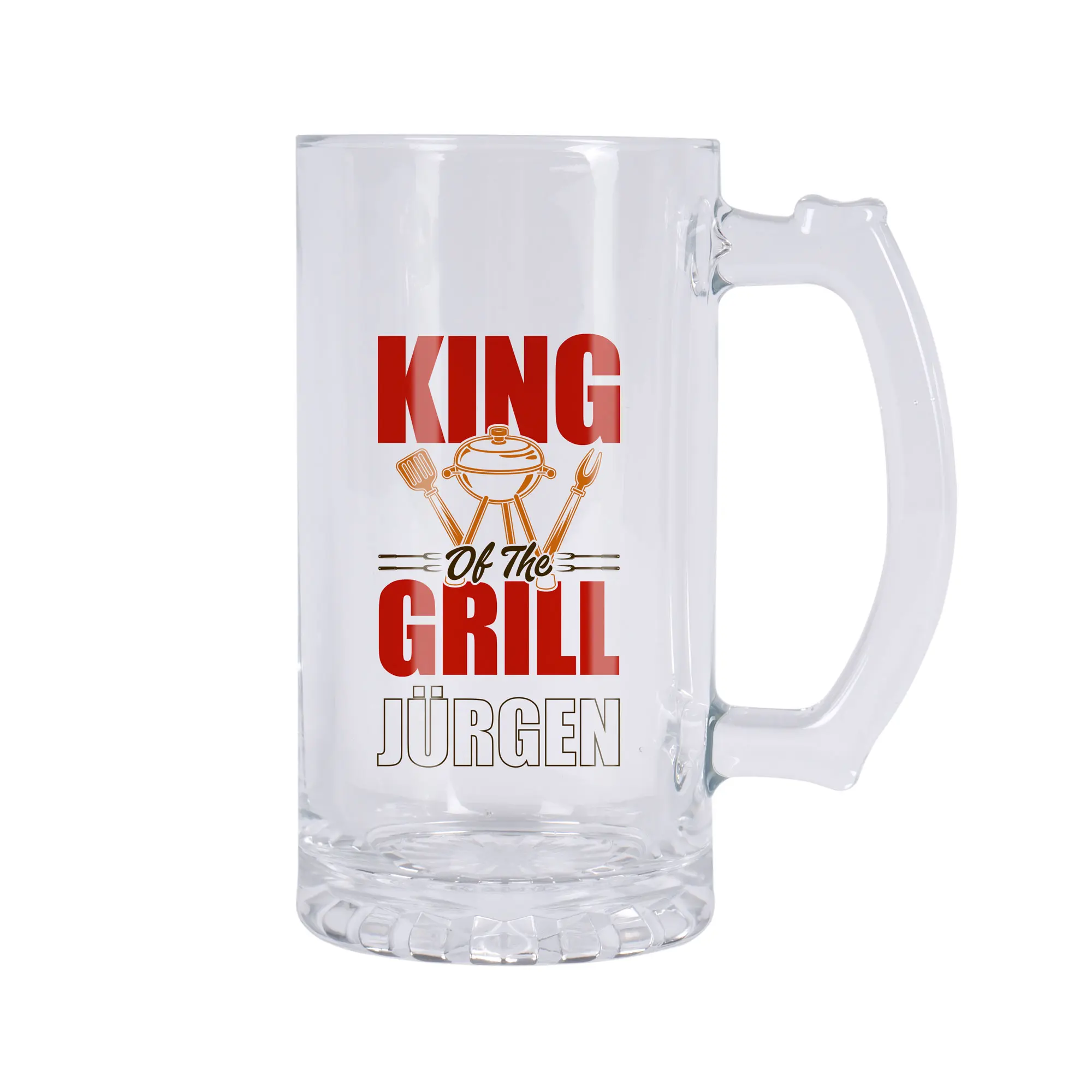 Glass beer mug, 16oz, clear, Orca™ Coating, dishwasher suitable, 2 pcs./pack, 24 pcs./carton
