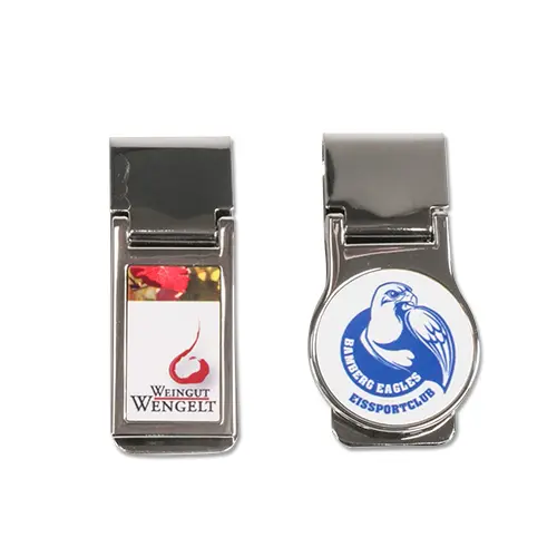 Pince à billets avec empiècement en aluminium, diverses tailles