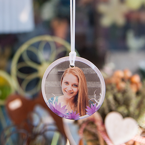 Pendentif en verre,  diverses tailles