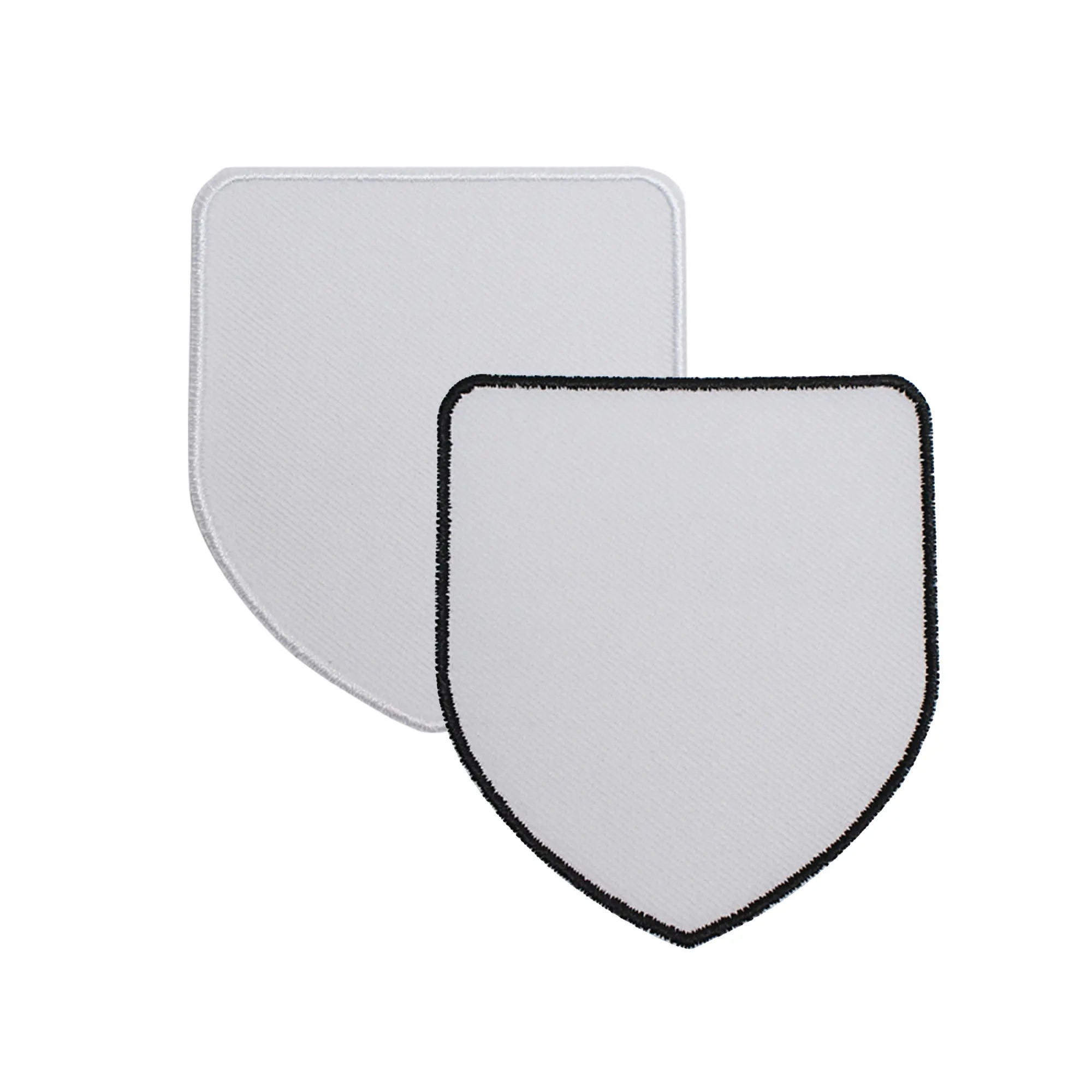 Stickrähmchen zum Aufnähen, Wappenform, div. Farben