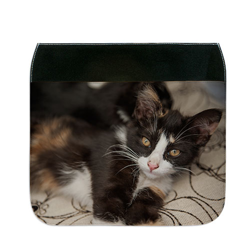 Sublistar® Rabat de remplacement pour besace MILAN, BAGN-34-K, noir, taille (LxH) 365 x 370 mm, 100 pcs./carton