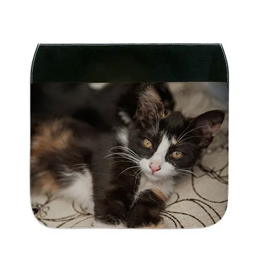 Sublistar® Ersatzlasche für Schultertasche MAILAND, BAGN-34-K, Schwarz