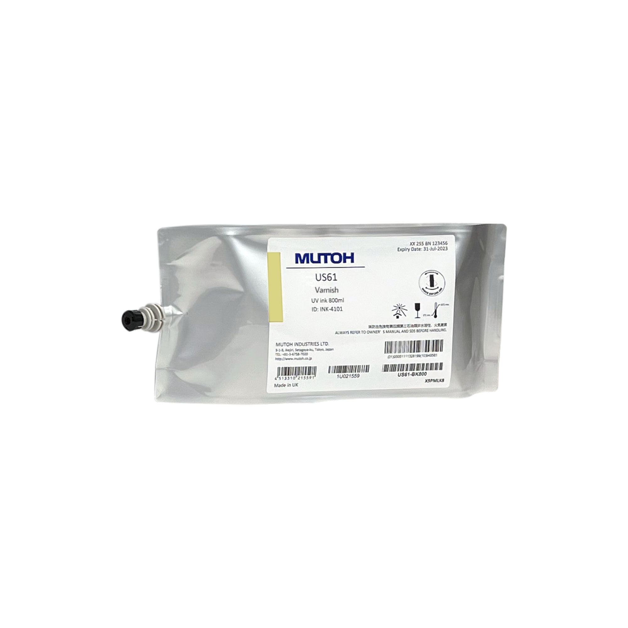 US61 Flex LED UV Ink, div. Farben, 800-ml-Beutel