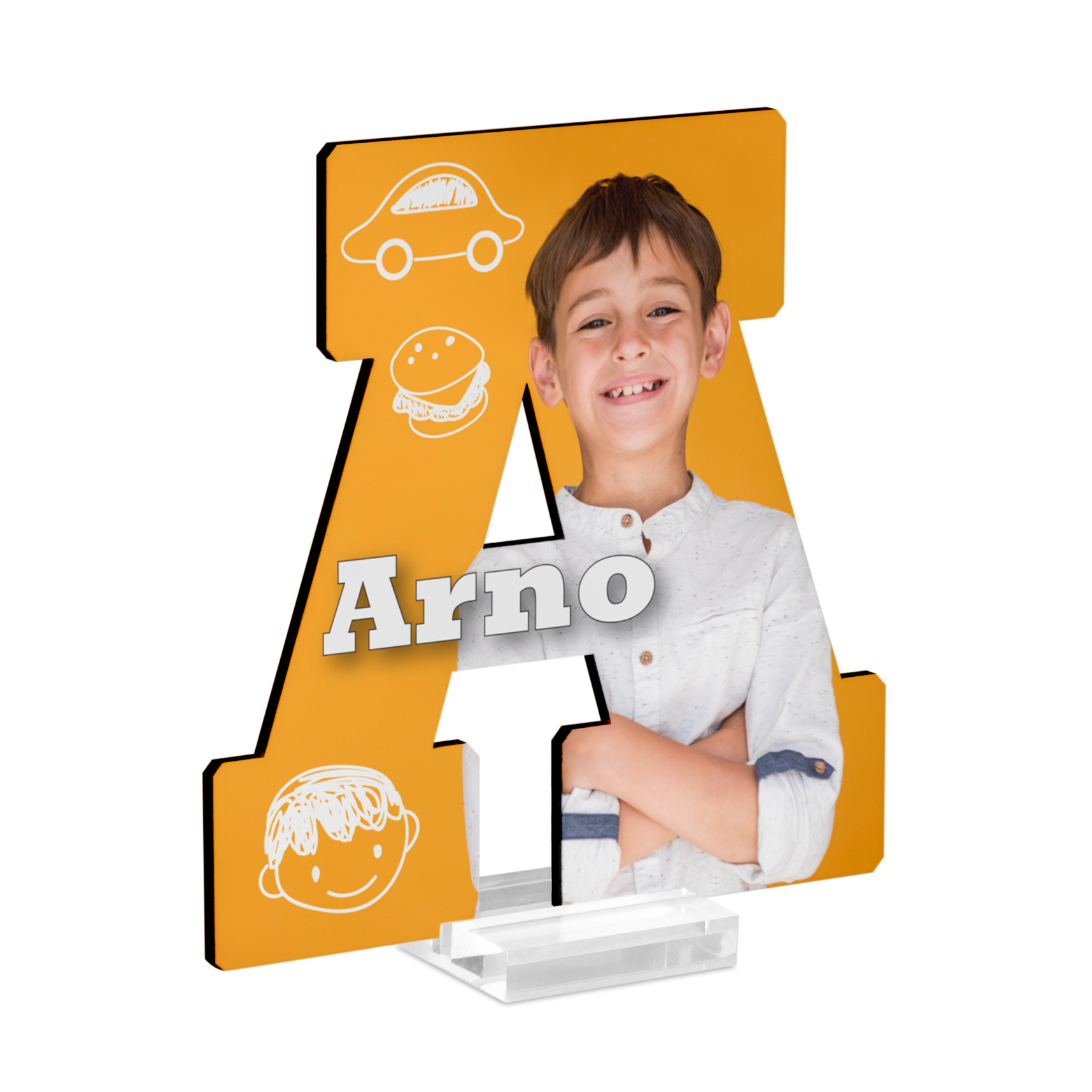 Support acrylique avec fente, diverses versions