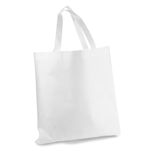 Sublistar® Einkaufstasche weiß mit Henkel, Größe 36 x 39 cm (BxH)