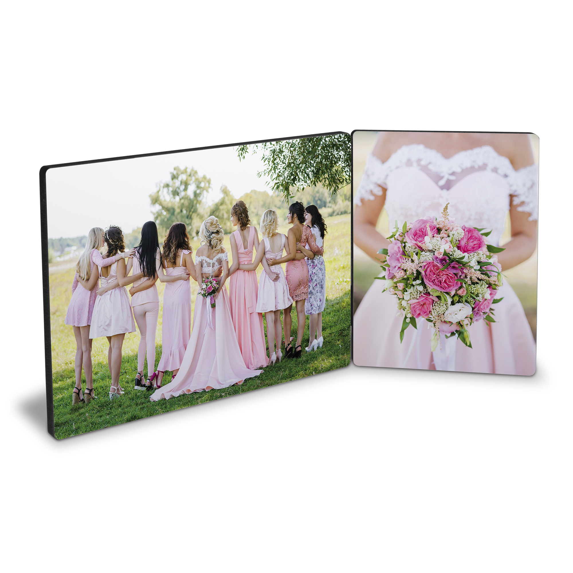 ChromaLuxe Panel photo double en fibres dures, horizontal, taille 89 x127 mm & 178 x127 mm, 15 set/carton