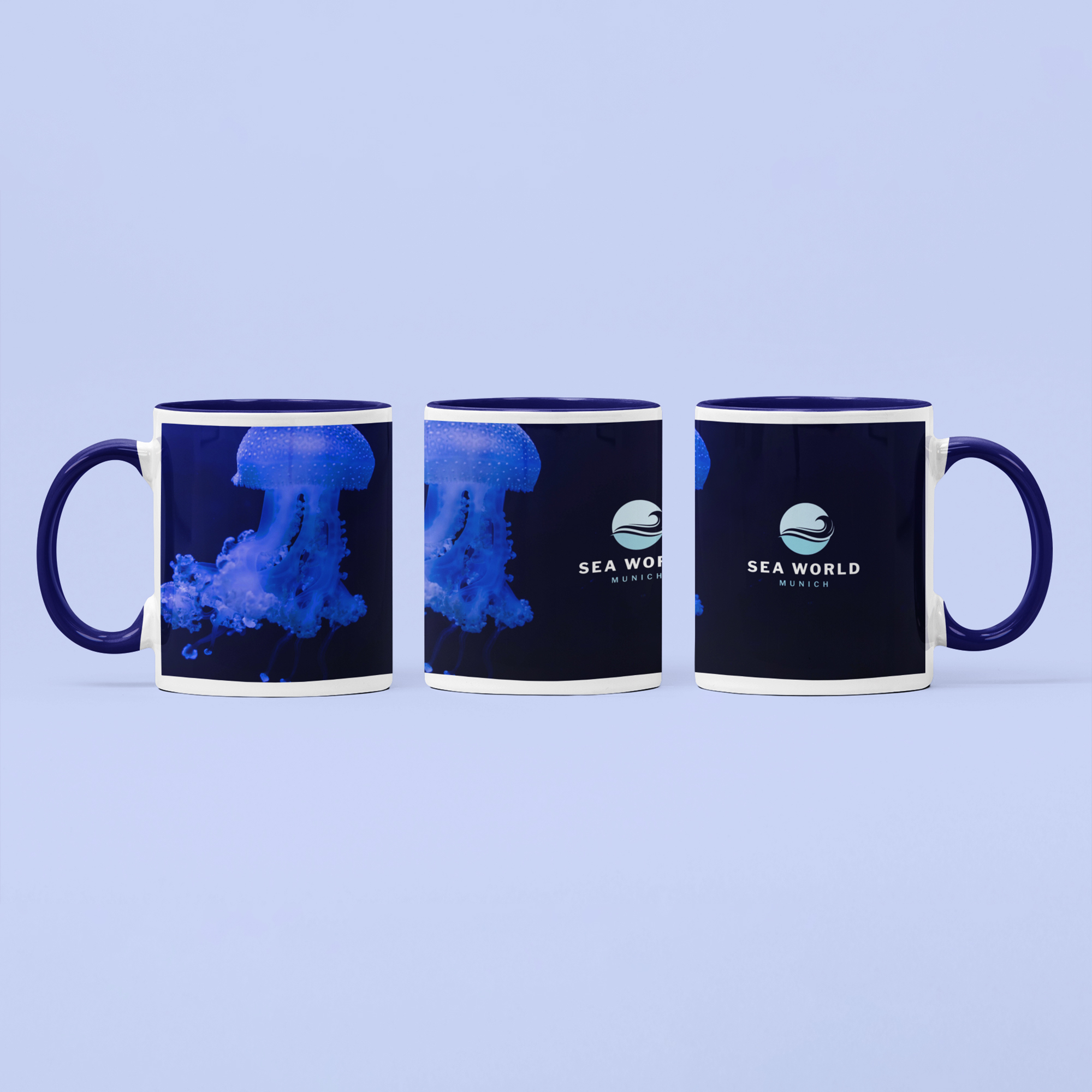 Keramiktasse TWO TONES & HANDLE 11oz, Sublistar®-Coating