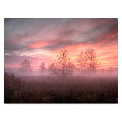 ChromaLuxe Alu-Fototafel weiß-glänzend, 600 x 800 x 1,15 mm, Ecken gerundet