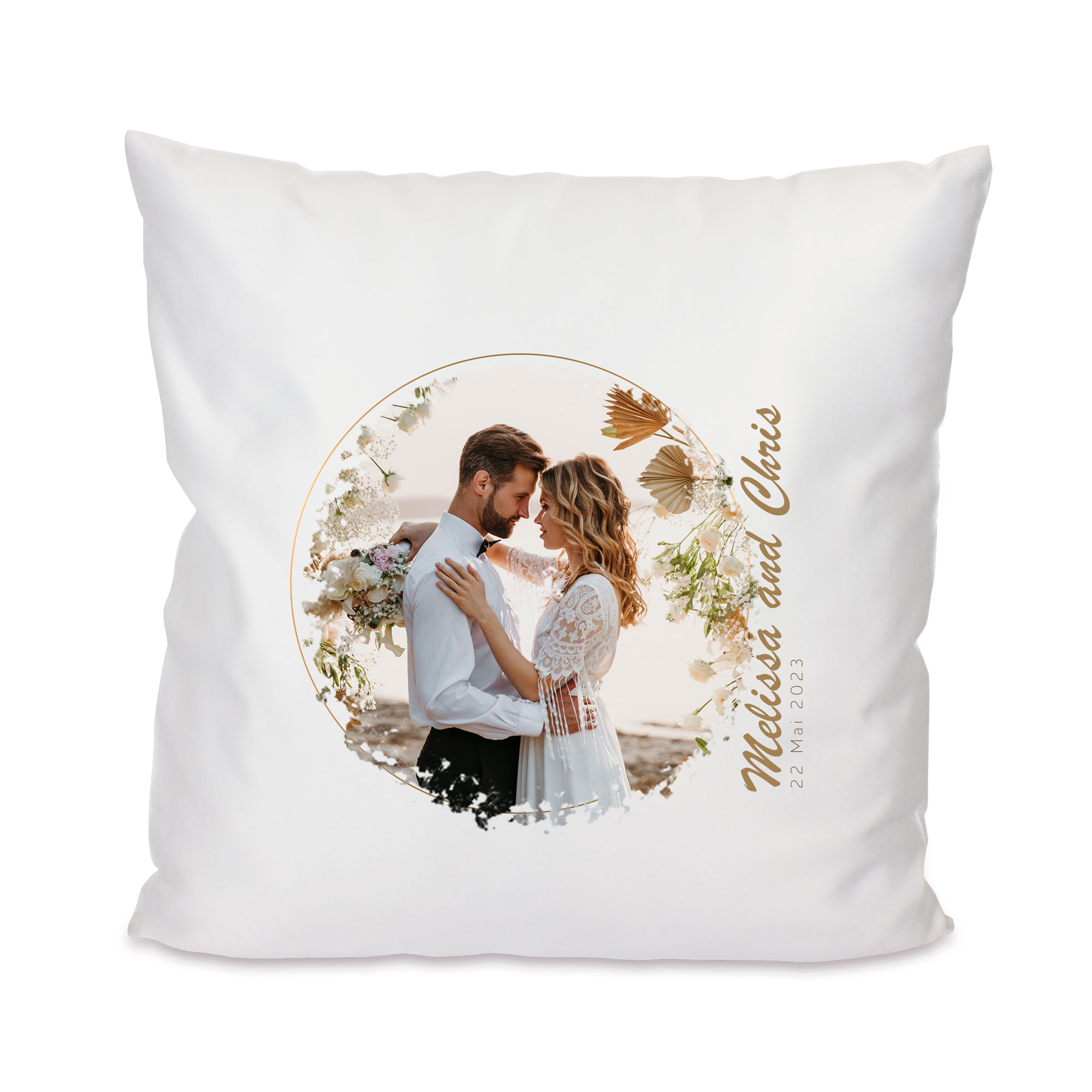 Sublistar® Housse de coussin blanc satiné en 100% polyester, diverses tailles