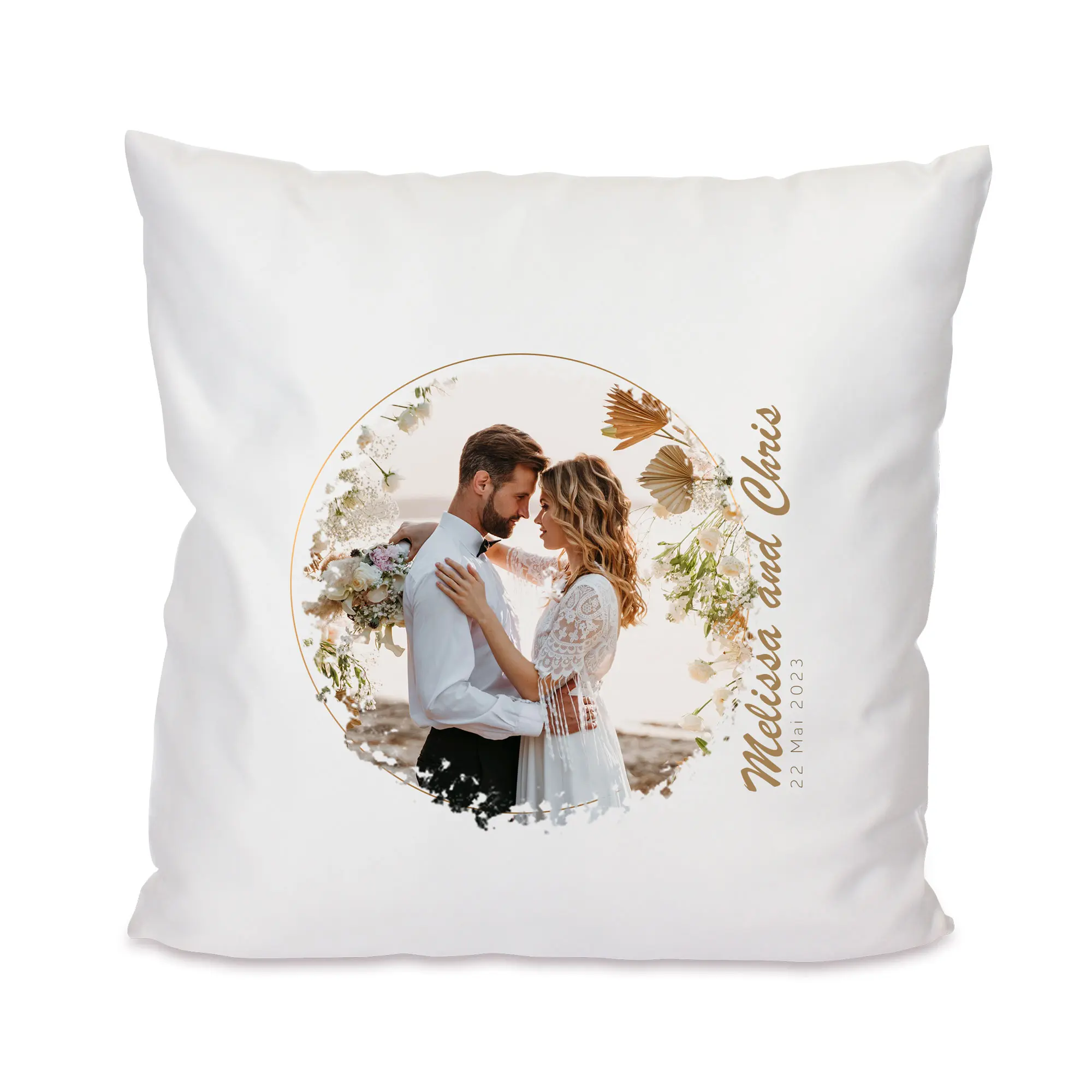 Sublistar® Kissenbezug weiß satiniert aus 100% Polyester, div. Größen