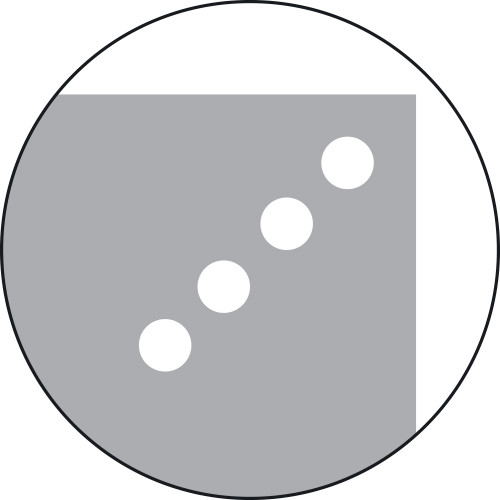 Outil de découpage ACCR-1, outil trou, divers diamètre