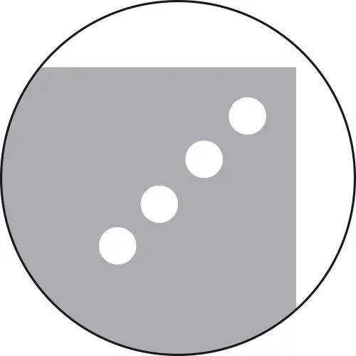 Stanzwerkzeug für ACCR-1, Loch, div. Durchmesser