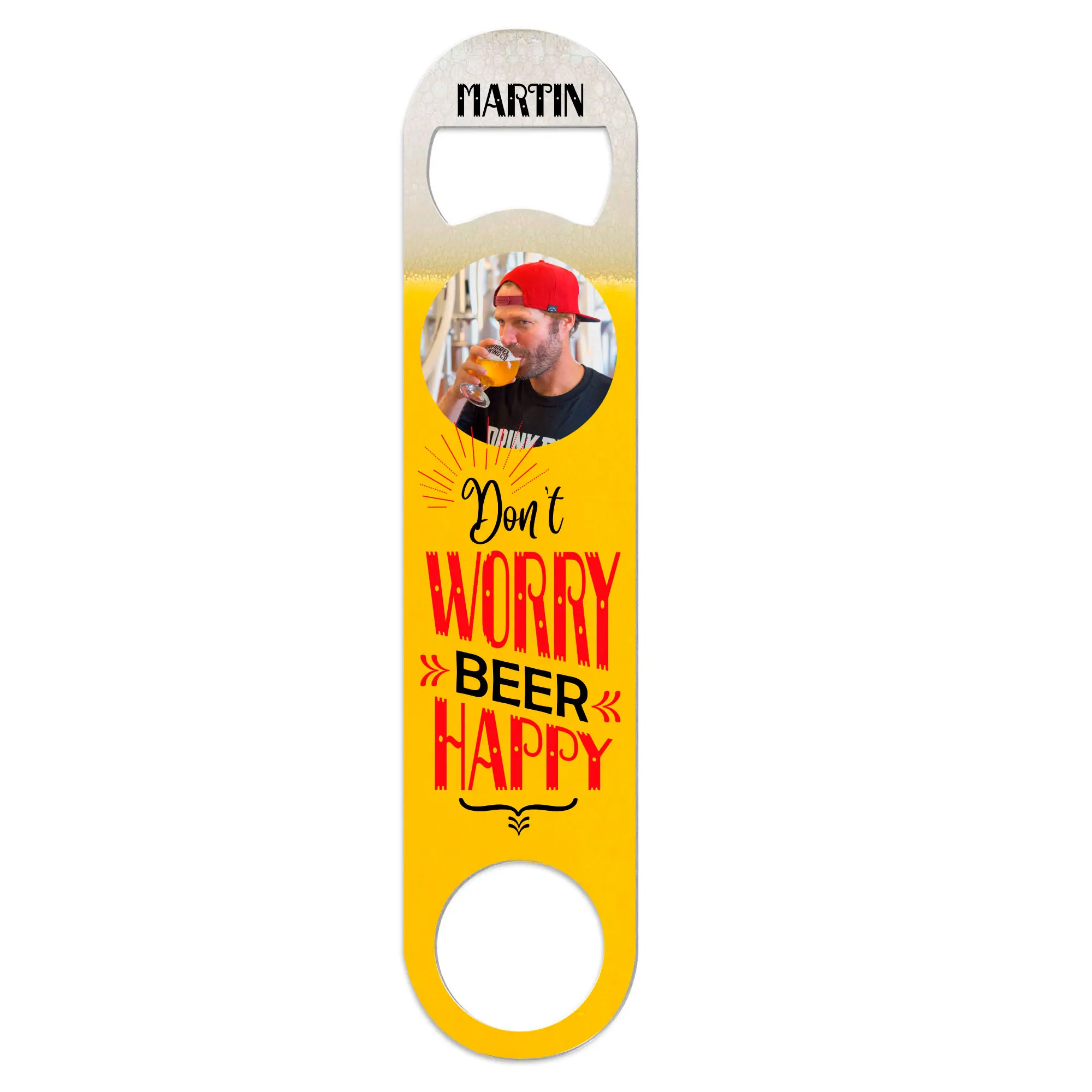 Edelstahl-Flaschenöffner, div. Farben und Größen