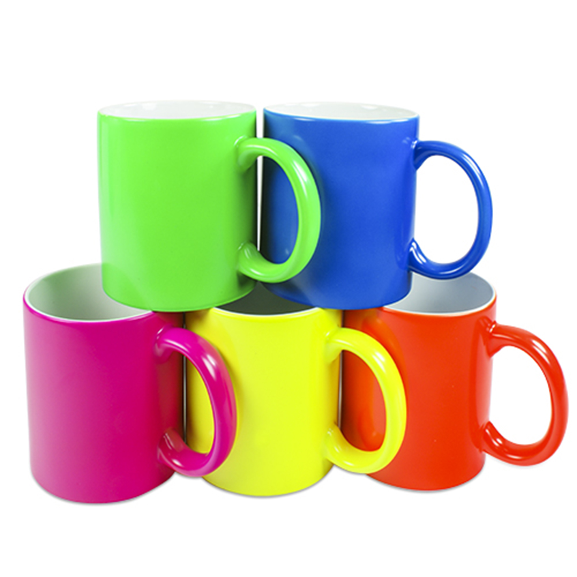 Keramiktasse 11oz mit Neonoberfläche