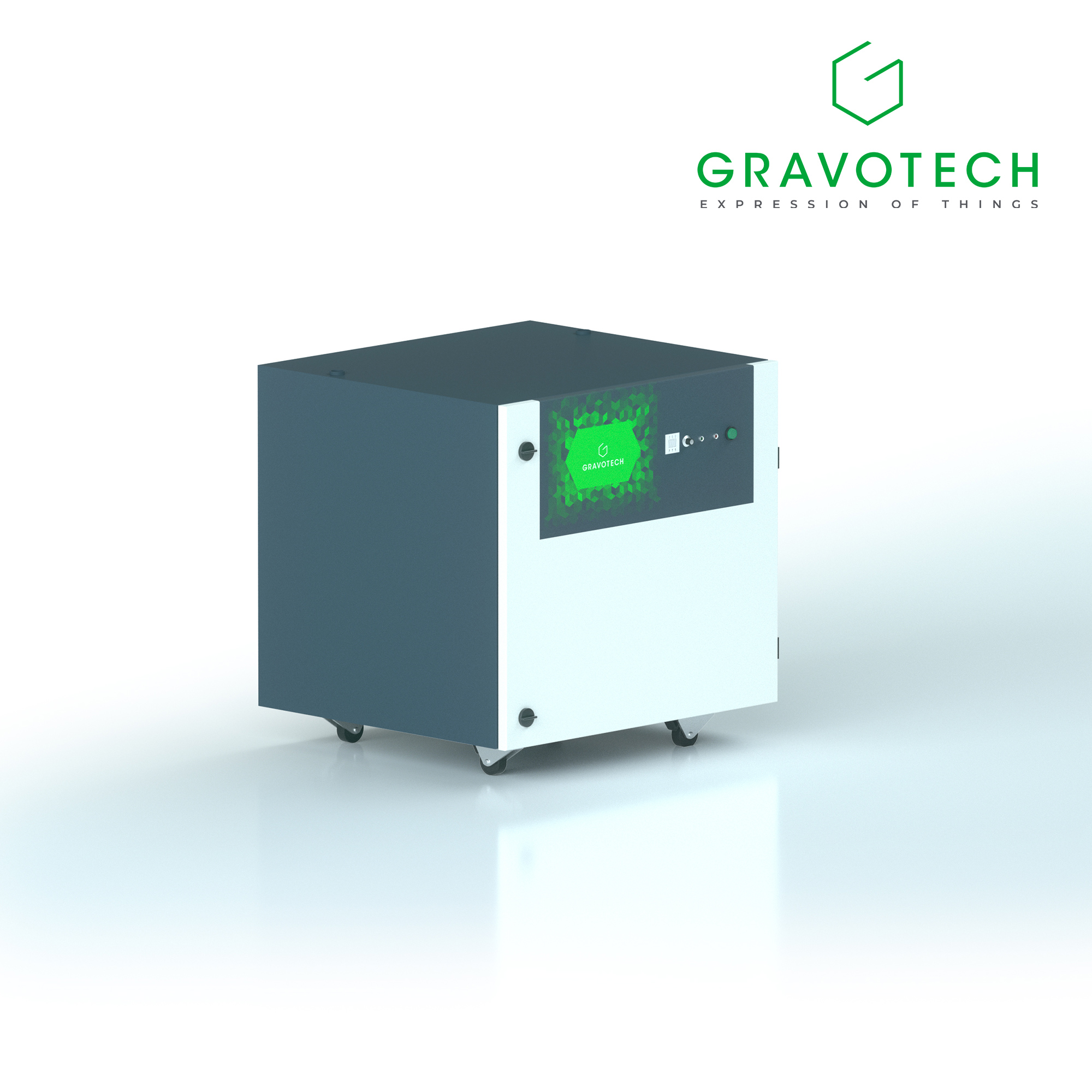 Gravotech Tisch mit integrierter Absaugfilteranlage LE120, für Gravotech Lasergravierer LS100