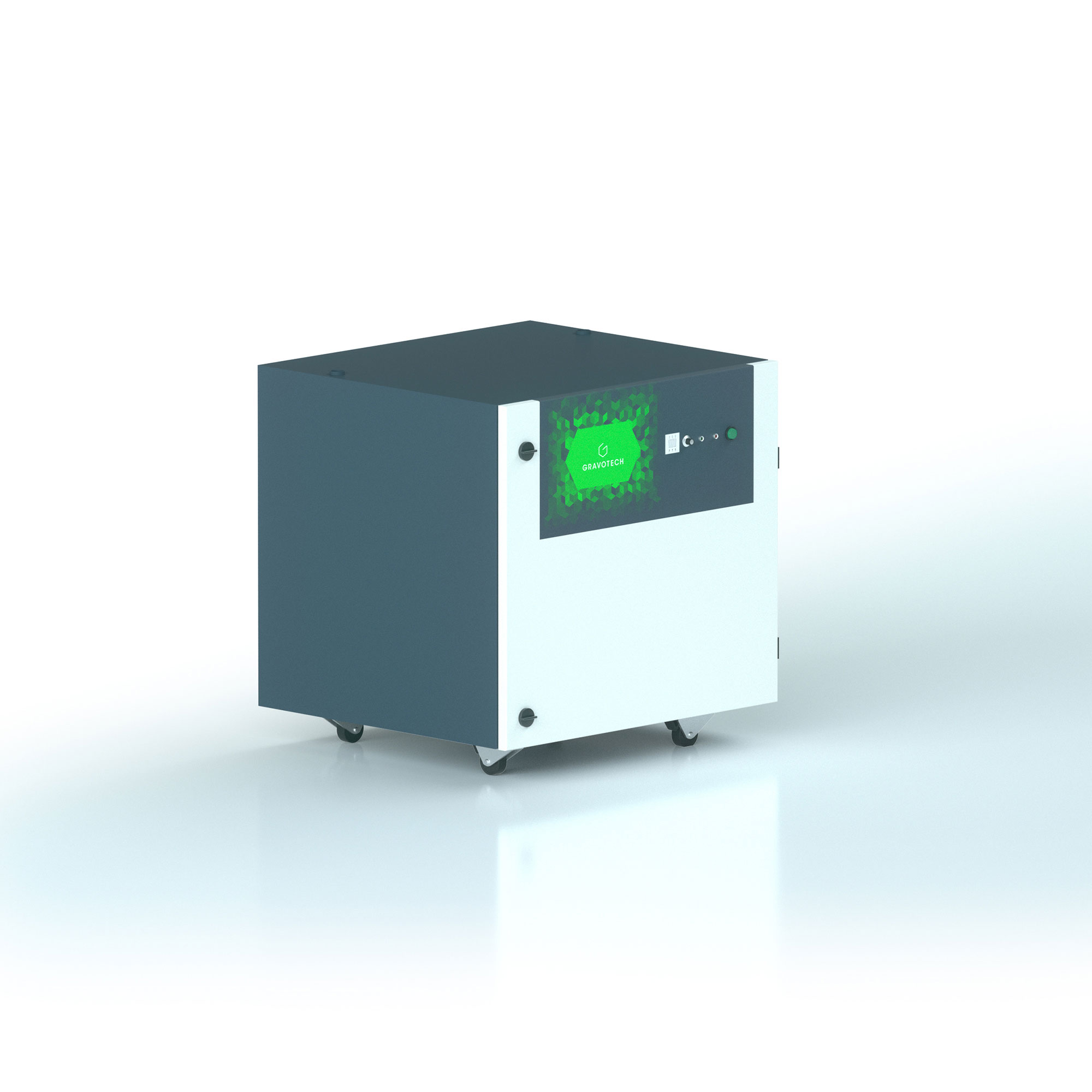 Gravotech table with integrated LE120 extraction filter system, for Gravotech  Laser Engraver LS100