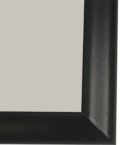 UNISUB Wandtafel weiß-glänzend, 200 x 255 x 16 mm, Rahmenfarbe Schwarz, 14 St./Karton