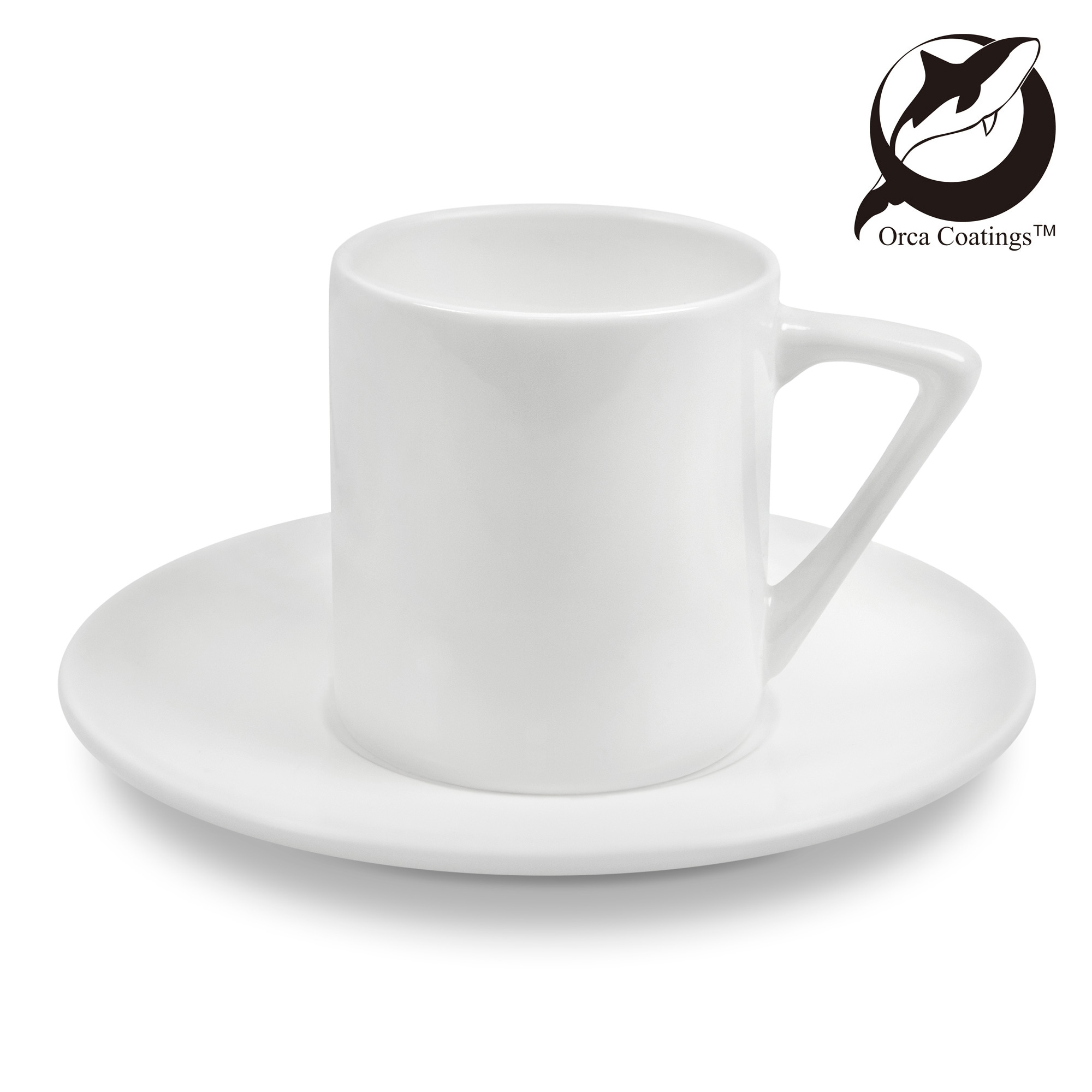 Tasse à espresso ITALIA 4oz, revêtement Orca®, résistante au lave-vaisselle, 48 lots/carton